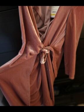 Anne Klein Wrap Sheath Tie-Front Dress